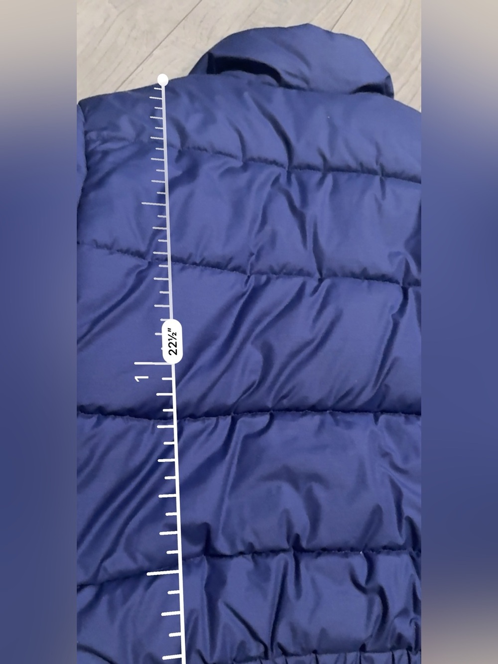 The North Face Navy Blue Puffer Coat *not shiny - Picture 10 of 10